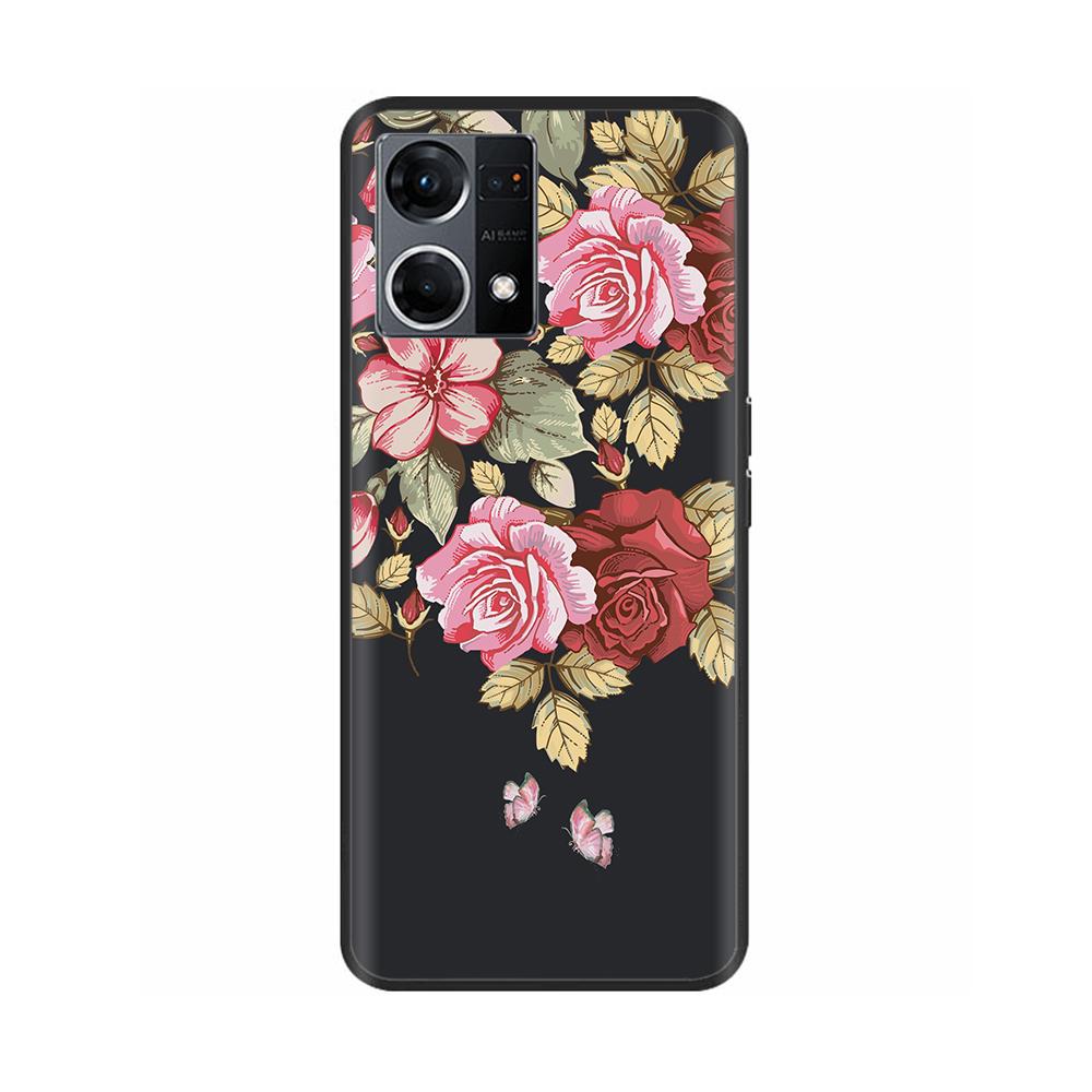 For Oppo F21 Pro CaseTPU Bumper Soft Silicone Bumper Back Phone Cases for OPPO F21 Pro Reno 7 Reno7 4G Case Cover Fundas Coque