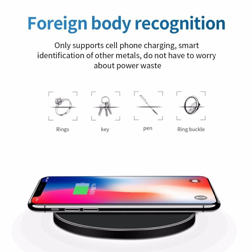 Wireless Fast Charger Charging Pad Dock for Samsung iPhone Android Cell Phone