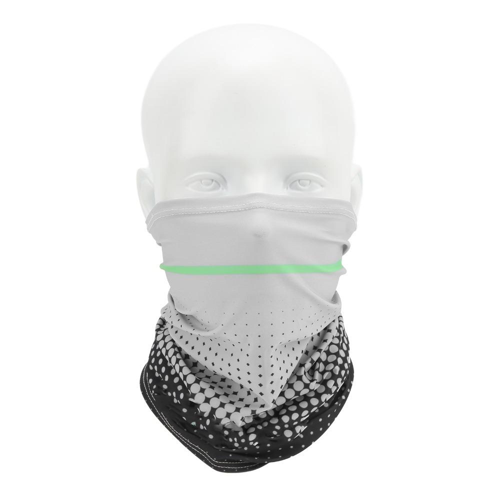 2PCS Quick Drying Cycling Face Cover Breathable Face Cover Scarf Face Covering Scarf for Cycling серый