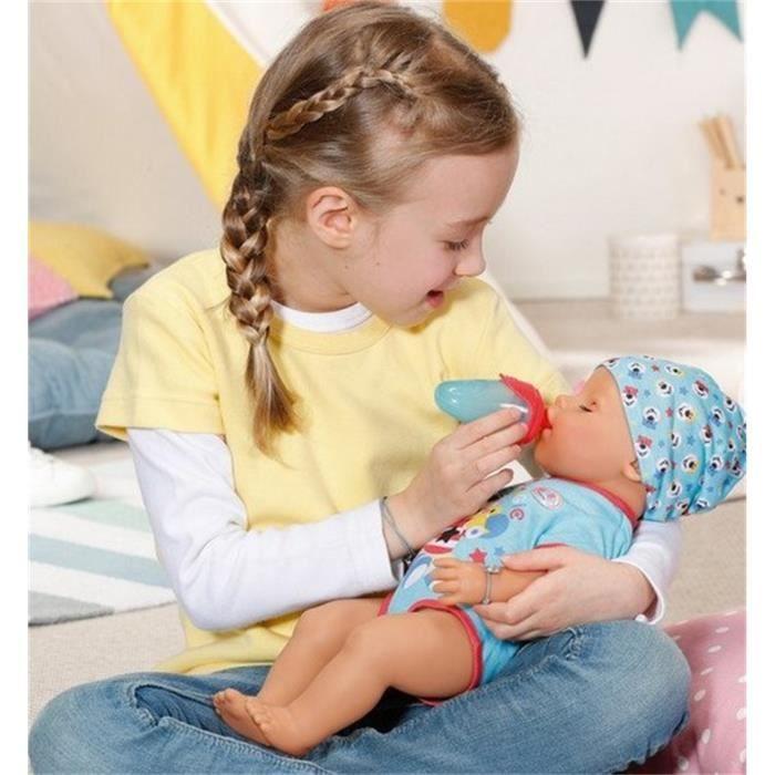 BABY BORN - Magic Boy - Jungen-Baby-Puppe mit 11 Zubehörteilen - Isst, schläft, weint und benutzt das Töpfchen - 43cm - ab 3 Jahren