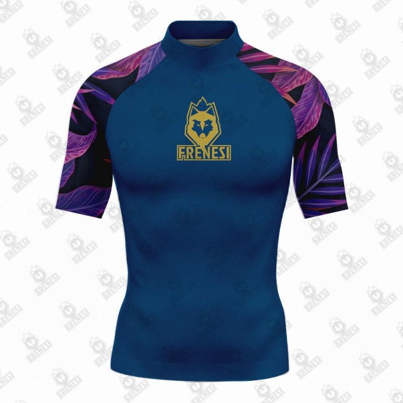 Mens UV Protection Rash Guard Short Sleeve Swimwear Surfing Diving Swimming Water Sports