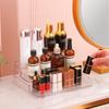 PET Transparent Storage Box for Cosmetics, Kitchen, Skincare, and Bathroom Organization
