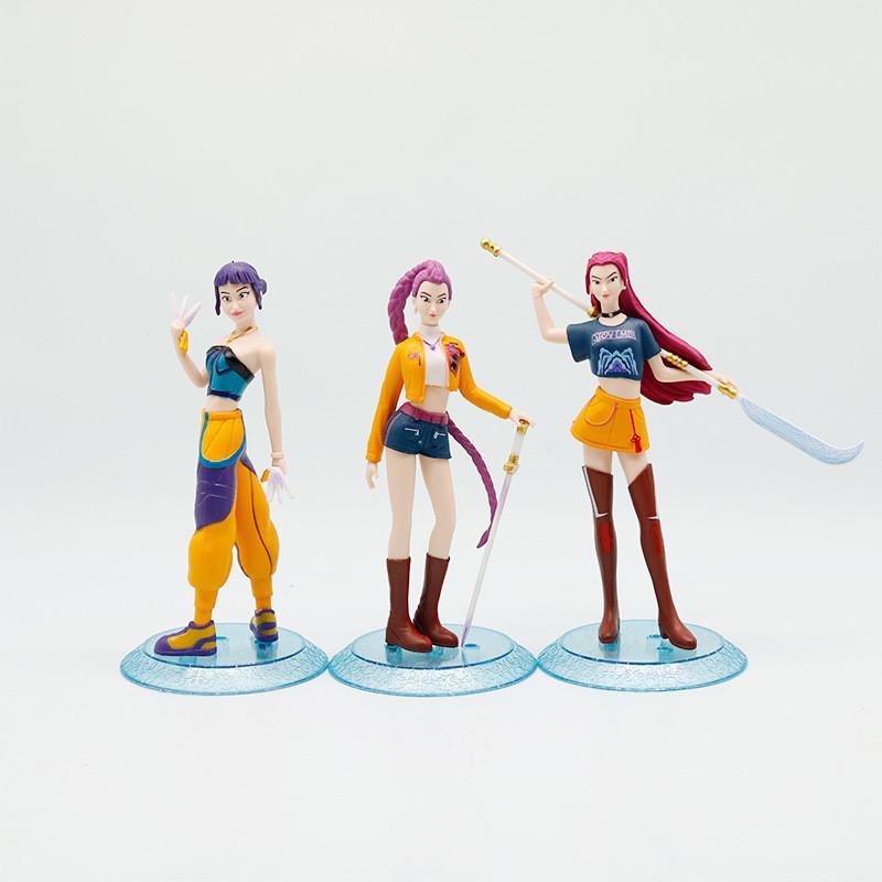 Kpop Demon Hunter Slayer Girl Group Pvc Figure Set For Anime Collectors And Fans