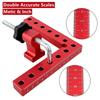 90 Degrees Carpenter's Square Ruler Woodworking Tool L-Shaped Auxiliary Fixture Splicing Board Right Angle Fixing Clip