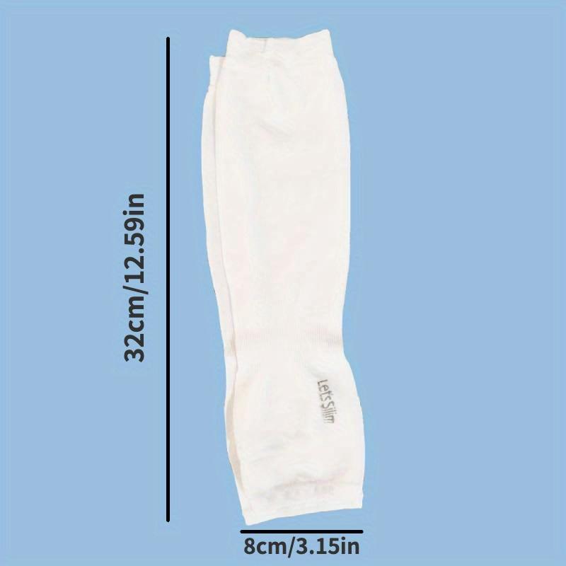 1 pereche Mânecă de braț unisex pentru ciclism de vară, Mânecă de braț ușoară din mătase de gheață cu protecție UV, Potrivită pentru sporturi în aer liber la condusul bicicletei