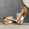 Summer Thin Casual Mary Jane Women's Shoes Leather Soft-soled Sports Sandals 2025 New Mesh Casual Dad Shoes