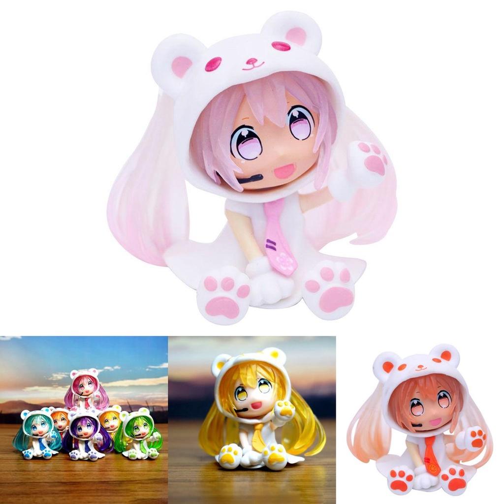 Q Version Hatsune Miku Pvc Figurine Model Toy Highly Detailed Collectible For Anime Fans