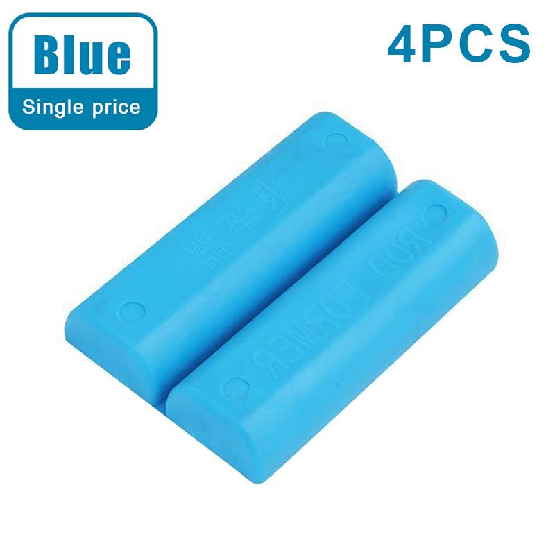 1/2/4Pcs Fishing Non-Slip Rubber Shrink Device Rod Pulling Fish Pole Section Back Finishing Rod Tools Fishing Retreat Rod Device