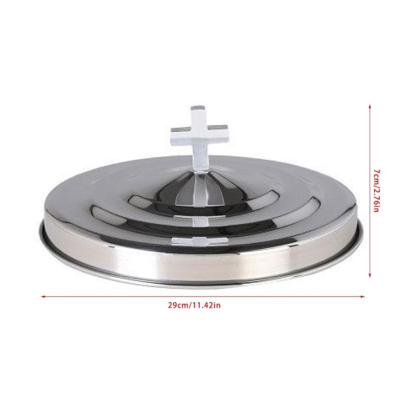 40 Hole Communion Tray Lid Nonrust Steel Cover Secure Fit Standard Trays For Sanitary Worship Service Essential