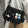 Bolsa Tote masculina nova outono e inverno crossbody ombro mochila lona diferença bolsa de trabalho bagagem