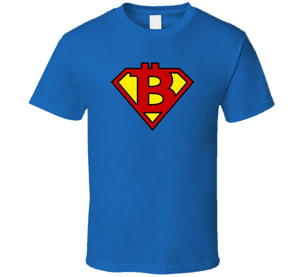 New Bitcoin Superhero T Shirt XXL