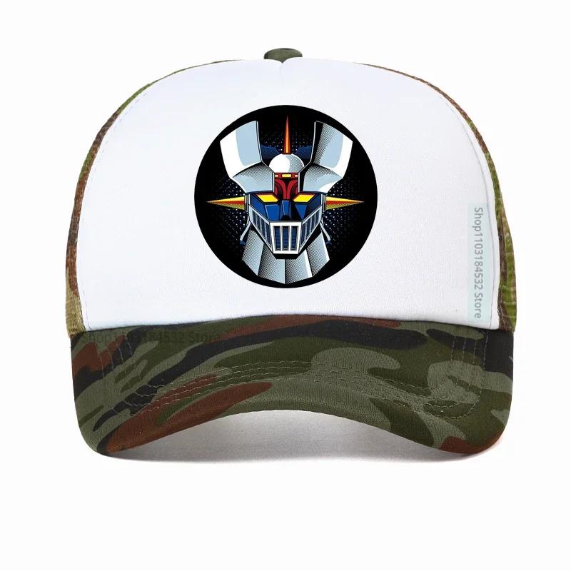 Unisex summer Dad hat Anime Mazinger Z baseball cap Für Männer Design Kurzarm Mode Benutzerdefinierte Plus Cartoon Camiseta hats