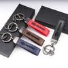 JCRZ5 Leather Car Styling Keychain Pendant Keyring Accessory For KIA KN Forte Sportage EV9 Stonic K2 K5 Ceed Proceed GT Line Soul Flip