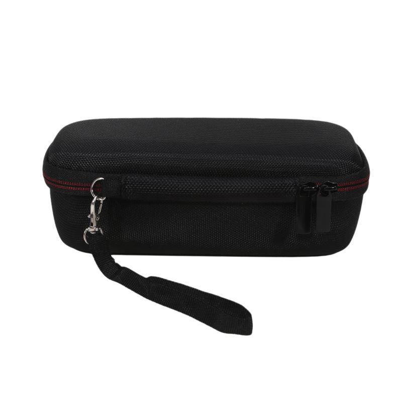 Black Audio Packaging Box Travel Zipper Audio Storage Protective Bag Hard Storage Case For Wireless Sound Box Bags