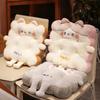 Cute Kitten Seat Cushion Soft Thick Plush Back Cushion for Office Chair Room Decor Plush Cushion Car Seat Cushions