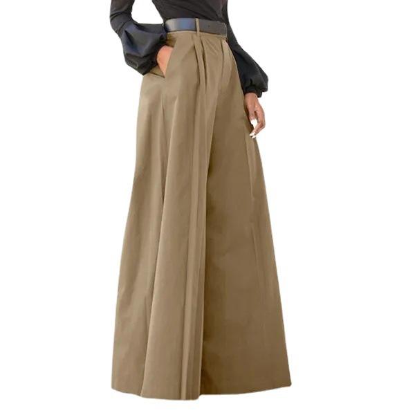 New Women's High Waisted Flared Pants, Fashionable and Elegant Wide Leg Pants