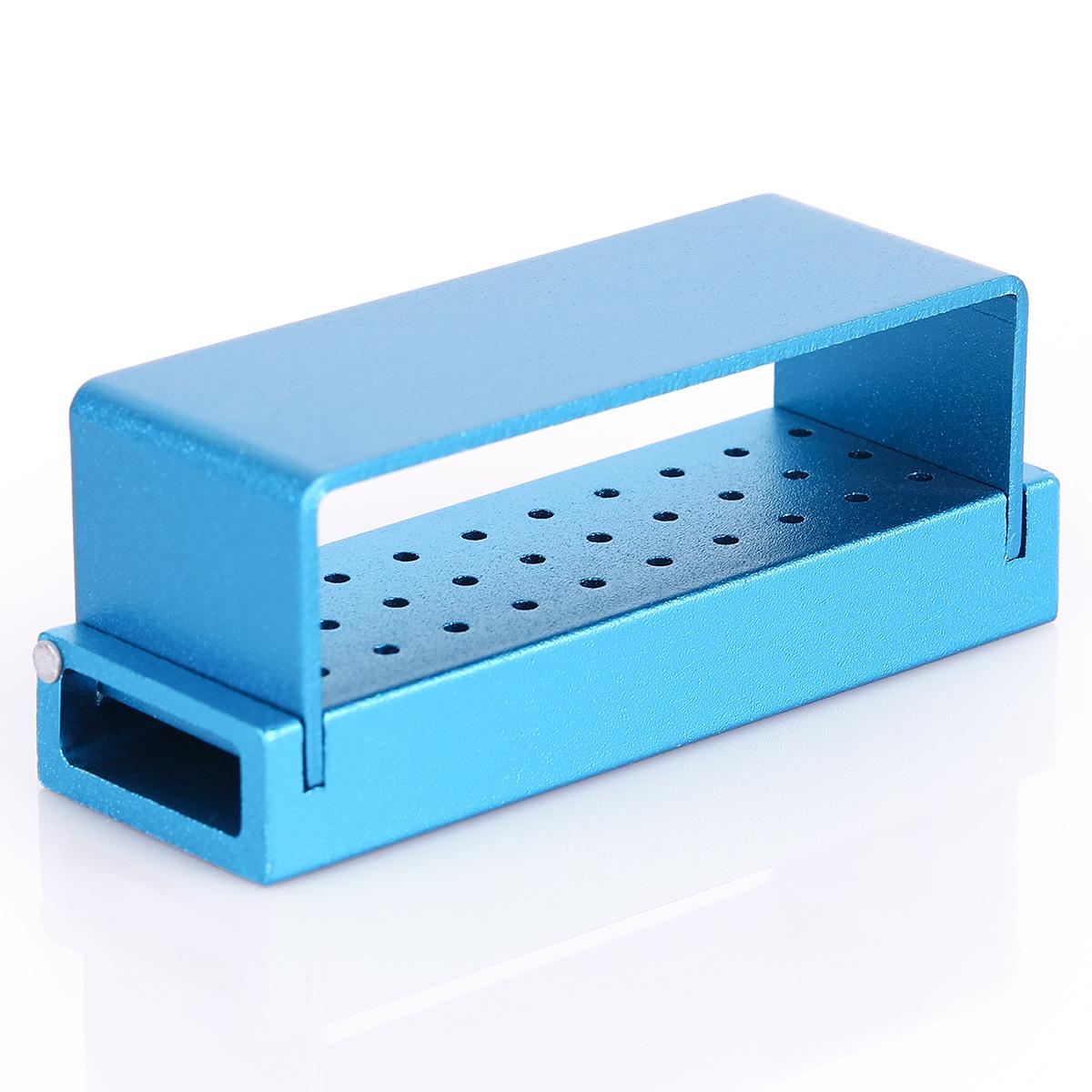 

ДЕНТАЛЬНАЯ Стоматологическая дрель с 30 отверстиями, дезинфицирующий блок, высокоскоростной держатель наконечника, алюминиевый инструмент, стоматологические инструменты синий