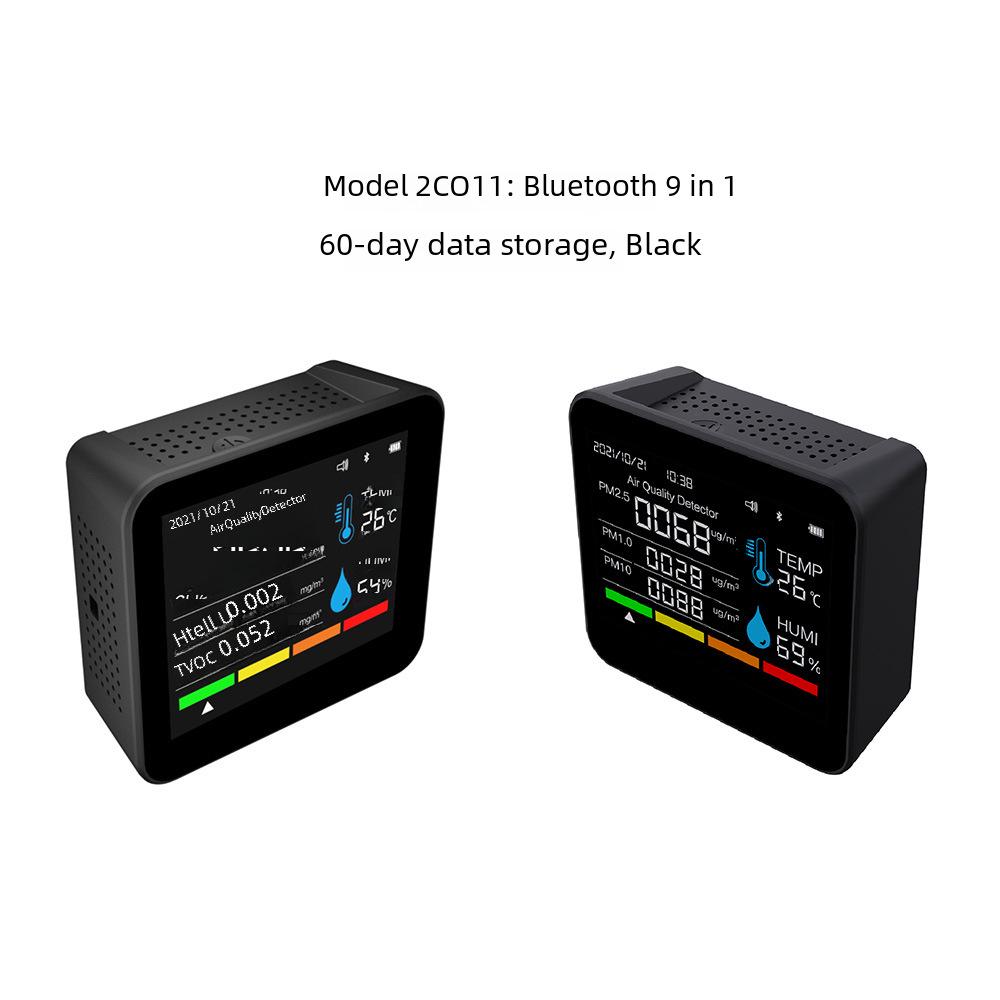 

9-в-1 Bluetooth CO2 детектор для контролю якості повітря в домогосподарствах