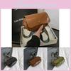 Trendy Casual Crossbody Saddle Bag In Black Brown Green Fashionable Pu Material