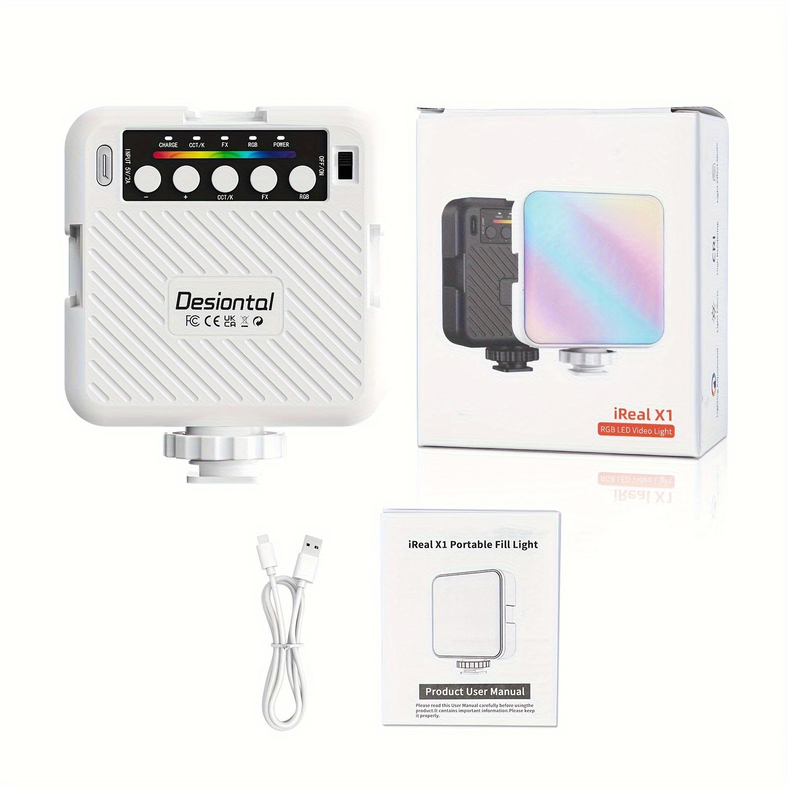 

Уличный Портативный Мобильный Телефон Селфи Фотография Заполняющее Освещение Мини RGB Видеосвет Фотографическое Освещение Селфи Лампа Тройной Цвет