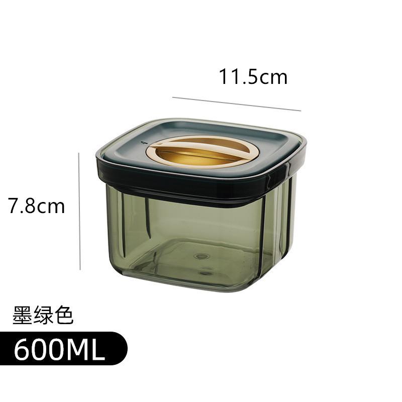 

Влагонепроницаемый герметичный квадратный прозрачный контейнер для хранения зерна, банка для сухофруктов, консервные банки, кухонный пластиковый контейнер-органайзер