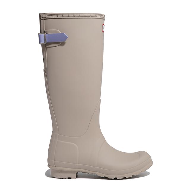 Hunter [Women] Original Back Adjustable Tall Rain Boots - Skimming Stone Wft1001Rmasft