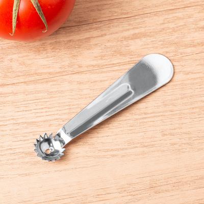 Yousheng 4 Pcs Fruit Pickers with Stainless Steel Sharp Teeth Strawberry Tomato Corer Tool Easy Stem Removal for Soft Fruits Vegetables Kitchen Gadget