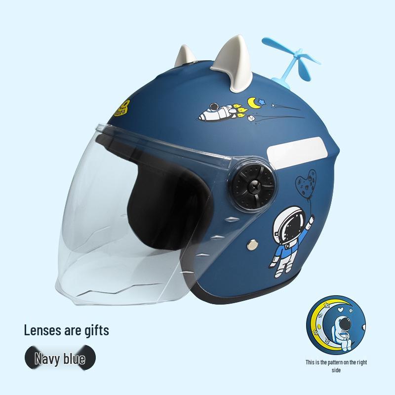 Children's Cartoon Safety Helmet: Breathable, Shockproof, Winter Warm for Boys and Girls
