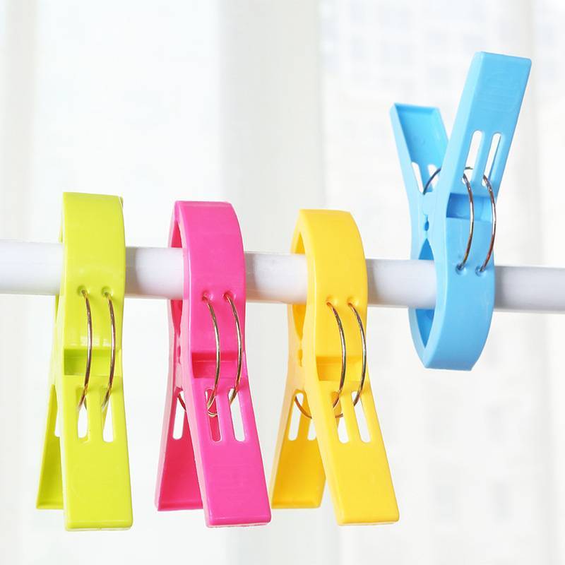 Plastic Colorful Large Clip For Cotton Quilt Fixed Windproof Clothes Drying