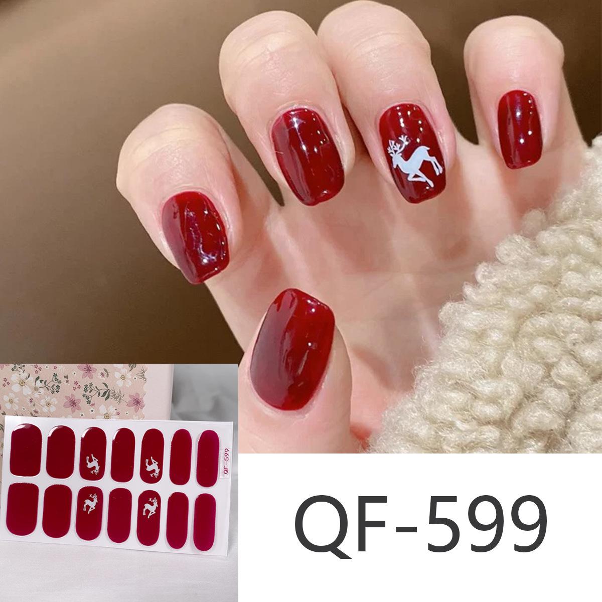 

Рождественские наклейки для ногтей Милые наклейки для ногтей Водонепроницаемые наклейки для ногтей Наклейки для ногтей