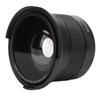 Fisheye Lens 0.35x Super Wide Angle Panoramic Macro 2 in 1 Detachable Lens AF IR Compatible 55mm   2.17in