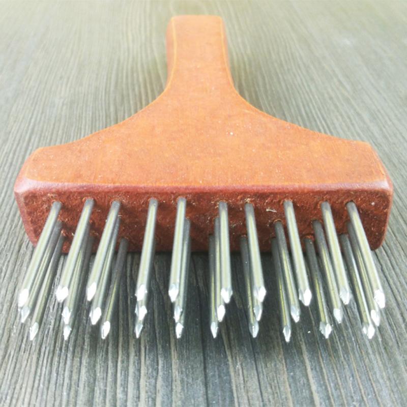 Edelstahl Steak Fast Lose Zartmacher Stichspitze Spitze Schweinebauch Haut Knuspriges Loch Hammer Handwerkzeug Küchenzubehör