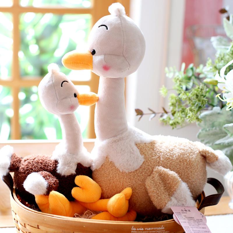 Ugly Cute Duck Flamingo Stuffed Animal, Kawaii Doll Birthday Gift for Girls Women