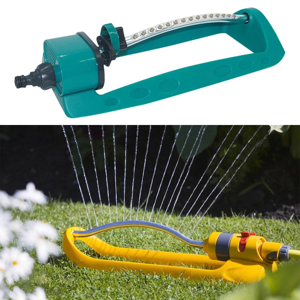 Oscillating Garden Sprinkler Oscillating 4 Modes Water Sprayer with 19 Hole Nozzle for Site Cooling/Lawn/Agricultural Irrigation