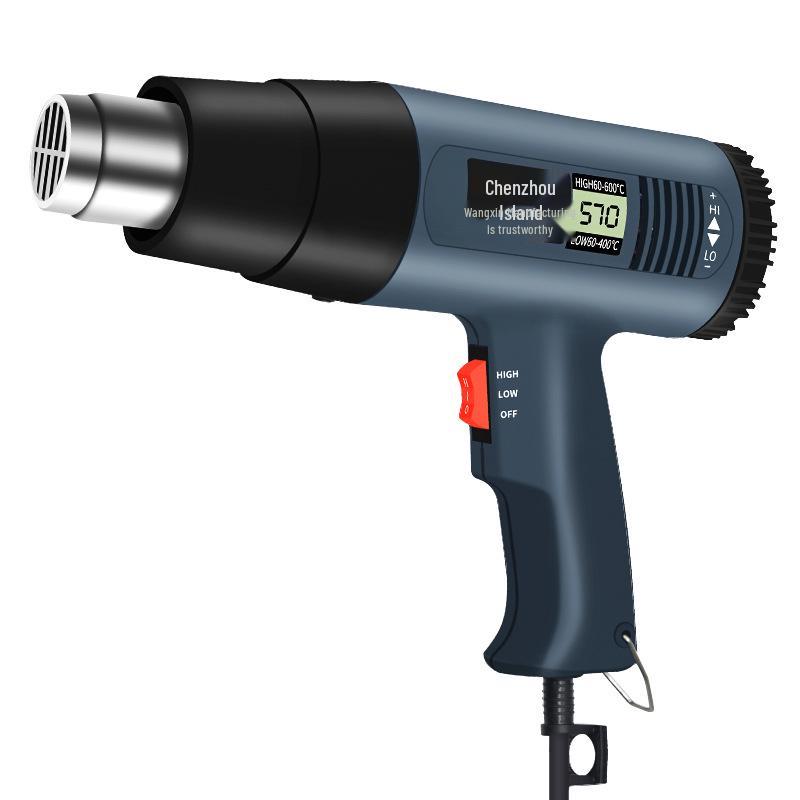 Portable Digital Display Heat Gun for Electronic Repair and Film Application