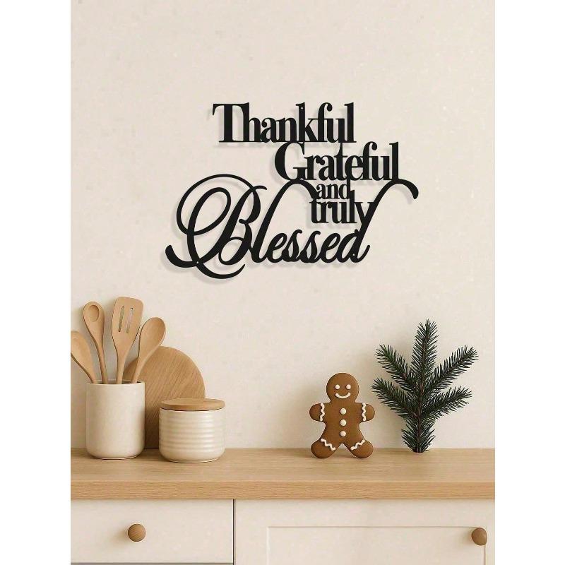 Personalized Metal Wall Art Rustic Christian Quote Sign Farmhouse Decor Kitchen Bedroom Housewarming Gift