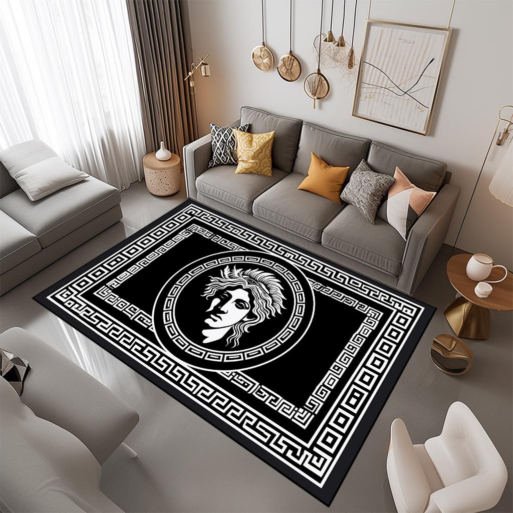 Modern Luxury Style CARPET FOR LIVE ROOM Fashion Design Big Size Rugs Cloakroom Non-slip Floor Mats Bedroom Bedside Soft Carpets