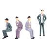 50Pcs Scale Plastic Models 1:32 People Sitting Standing Figures Plastic Gauge Garden Supplies Outdoor Decoration 2025Household