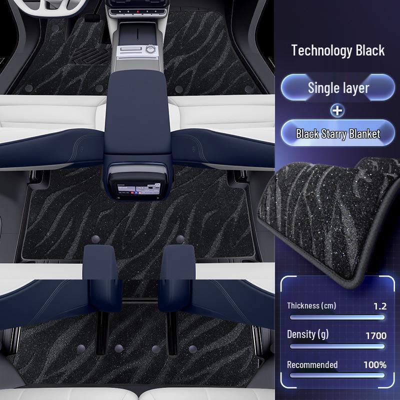 Zeekr 9X Floor Mats: Full Coverage Carpet for 2025 Six-Seater