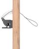 Latch Gate Latch Gate Cable Pull Self Locking Spring Adjustable Black Carbon Steel Gravity Latch Multifunction