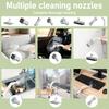 Handheld Steam Cleaner, 2500W Powerful Steam Cleaner with 6 Brush Heads, Multi-Purpose Cleaner for Deep Cleaning Upholstery, Car, Kitchen, Bathroom