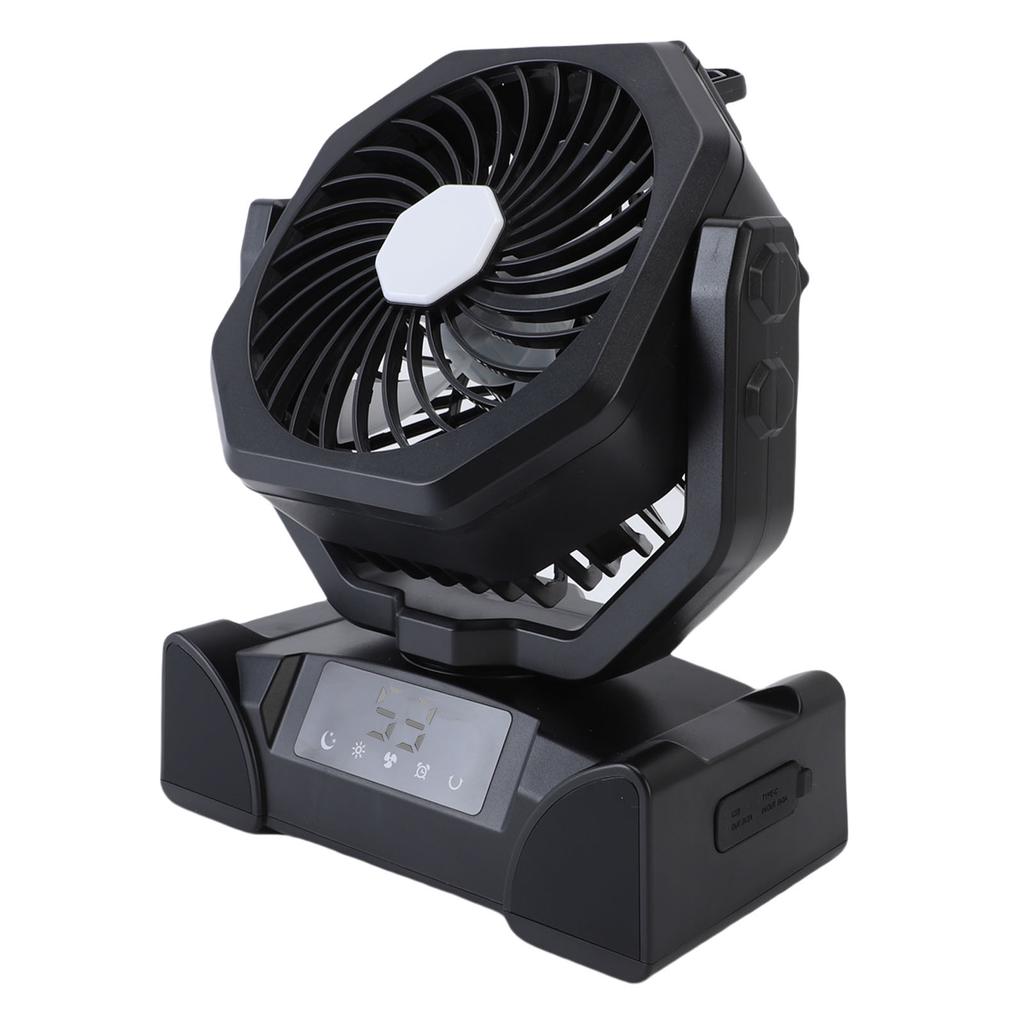 Portable Fan with LED Light Remote Control 20000mAh Battery Powered Rechargeable Cooling Fan for