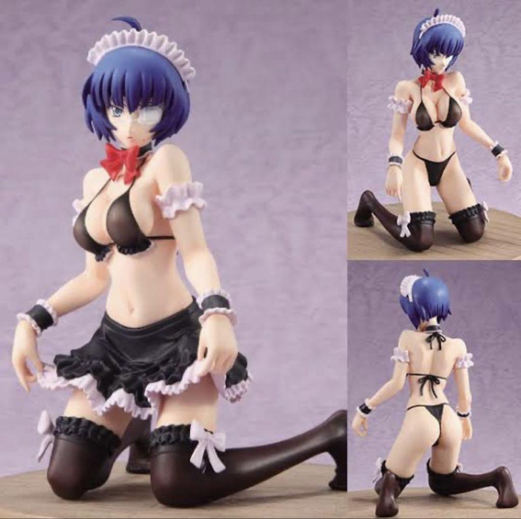 [USED] Ikki Tousen Ryomou Shimei 1/8 Scale Figure Sexy Black Ver.