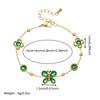 Niche Luxury Sweet Floral Butterfly Diamond Charm Gold-Plated Bracelet