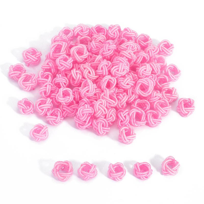 Renkli Spiral Düğüm Kendin Yap Bileklik Malzemeleri: Kırmızı El Yapımı Dokuma İp, Örgülü Halat Aksesuarlı