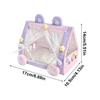 Entzückendes Puppenbett mit Mini-Hauszelt-Spielzeugbett, Indoor-Schreibtischdekorationen für Babypuppen, Mädchen, Kleinkinder, Spielzimmer, Kinderzimmer, Heimgeschenke