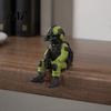 Military Soldier Figurine 3D Printed Desktop Figurine, Model, Miniature Action Figure Ornament for Home Office Car Decor And Lovers Collectible Combat