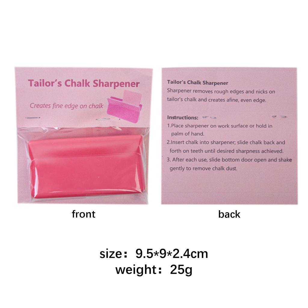 Tailors Chalk Sharpener Fabric Chalk Markers Easy Carrying Sturdy Home Sewing Accessories for Sewing Crafting Patchwork