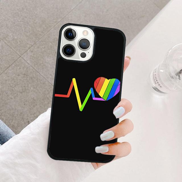 RAINBOW FLAG GAY LESBIAN PRIDE LGBT Phone Case Cover For iPhone 17 Air 15 16 14 13 12 Pro Max 11 Pro Max Plus