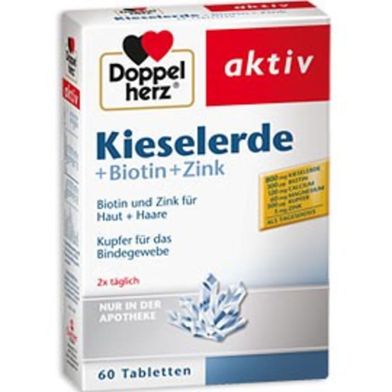 

Doppelherz Кремній + Біотин 60 таблеток